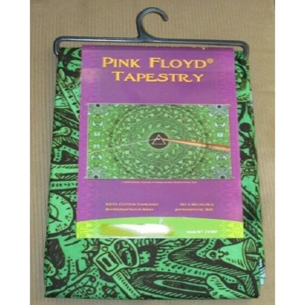 New Green Pink Floyd Dark Side of the Moon Prism Tapestry Wall Decor Art Hanging